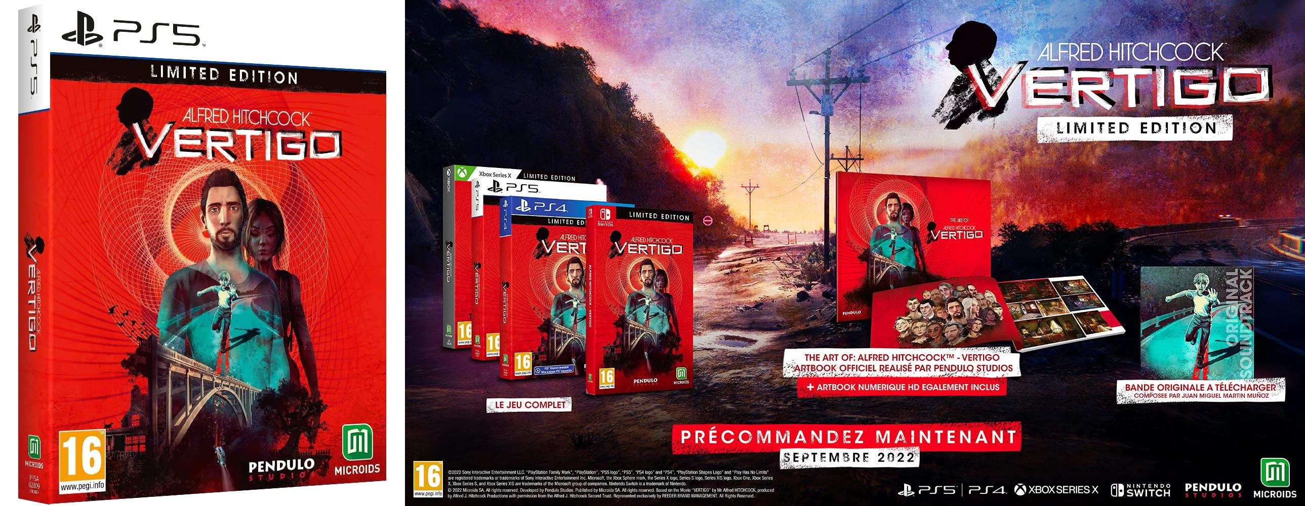 Descubre la Locura en Vértigo: Edición Limitada de Alfred Hitchcock