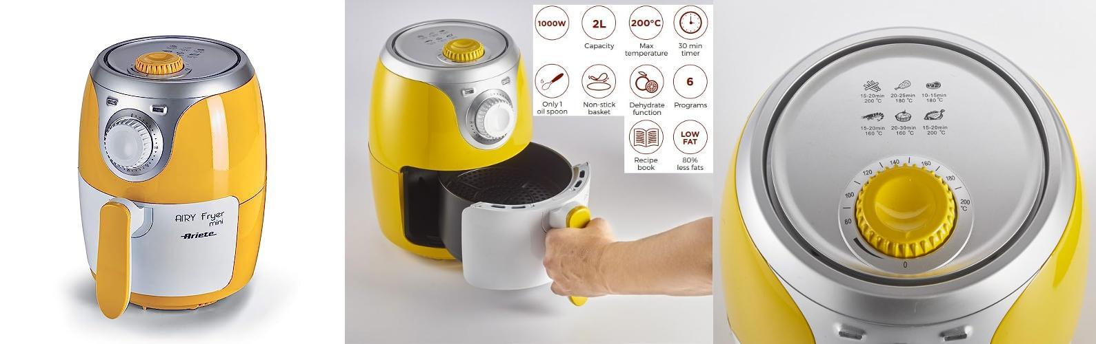 Featured image of post Descubre la freidora saludable Ariete 4615: ¡cocina crujientes y sabrosos platillos con un 80% menos de grasa!