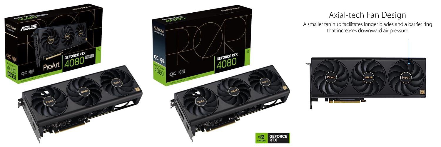 Featured image of post Descubre el rendimiento incomparable de la ASUS ProArt GeForce RTX 4080 Super OC Edition en una tarjeta gráfica innovadora