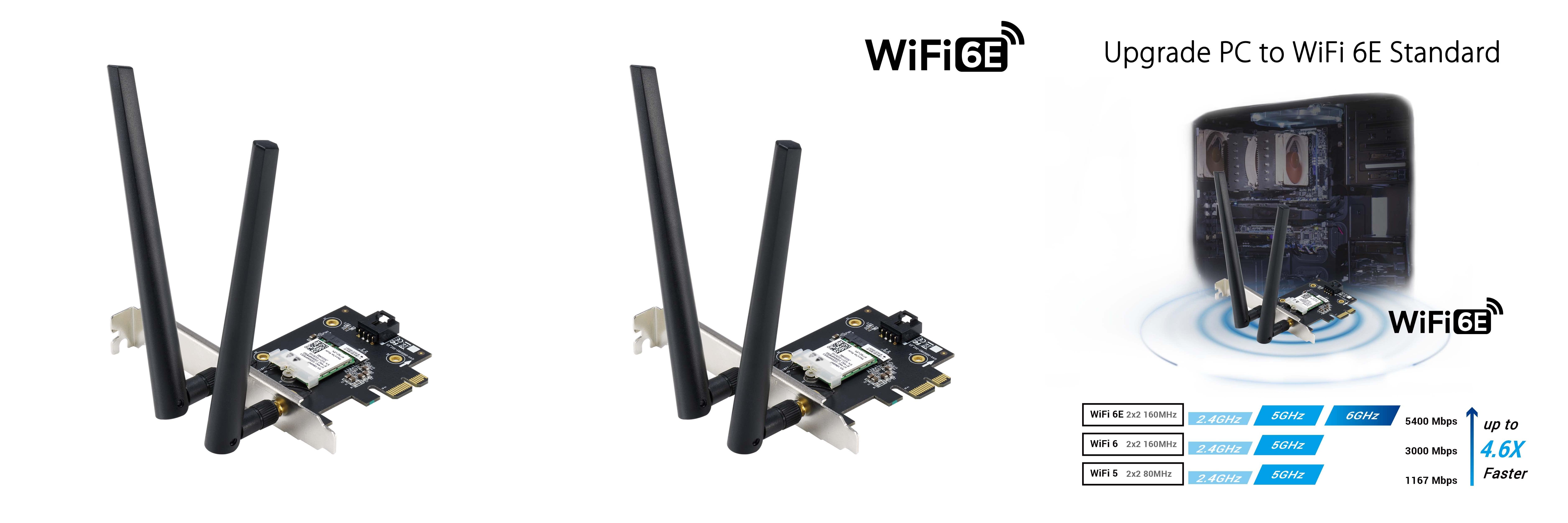 Featured image of post Descubre la Potencia del ASUS PCE-AXE5400: Adaptador WiFi 6E con Tecnología Avanzada