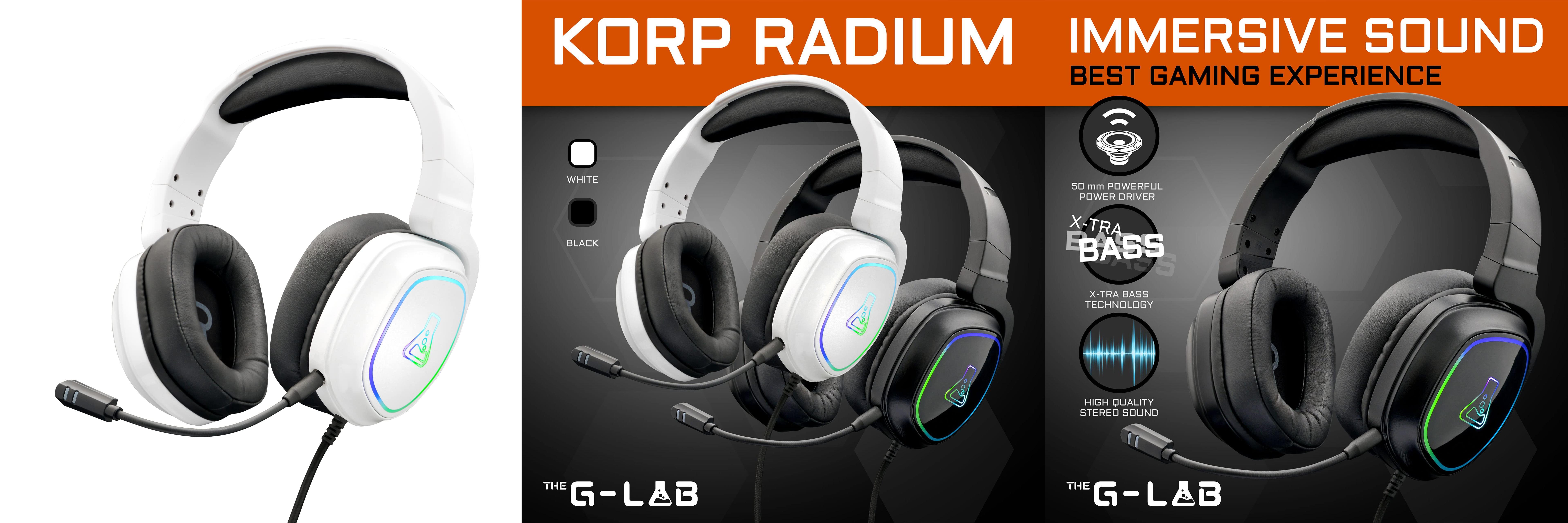Featured image of post Auriculares Gaming The G-Lab Korp Radium: Sumérgete en el Sonido Stereo Bass y la Luz LED