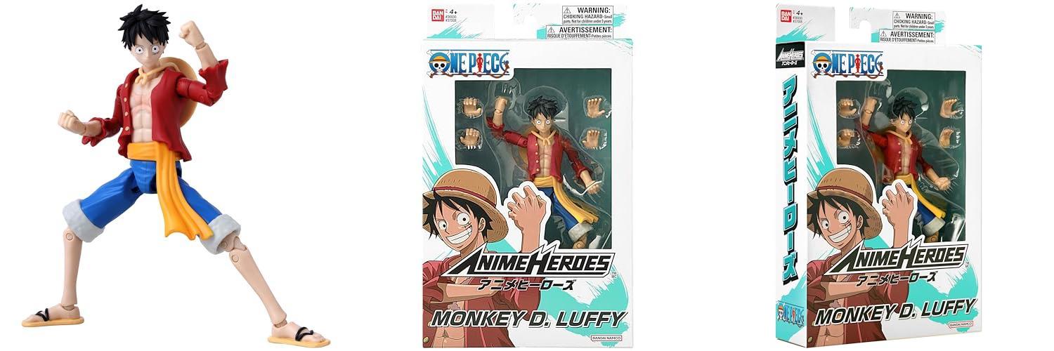 Figura de Acción Luffy One Piece 17cm: Un Tesoro Coleccionable de Bandai