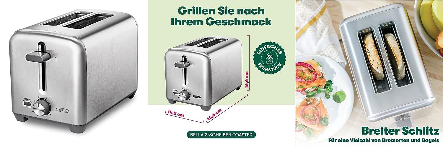 Featured image of post Tostador BELLA de 2 rebanadas con ranuras extragrandes: Funcionalidad y diseño para tu cocina