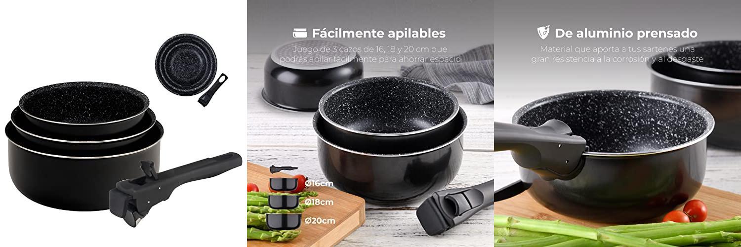 Featured image of post BERGNER Click & Cook | Juego de Cazos | Ideal para una cocina moderna y polivalente