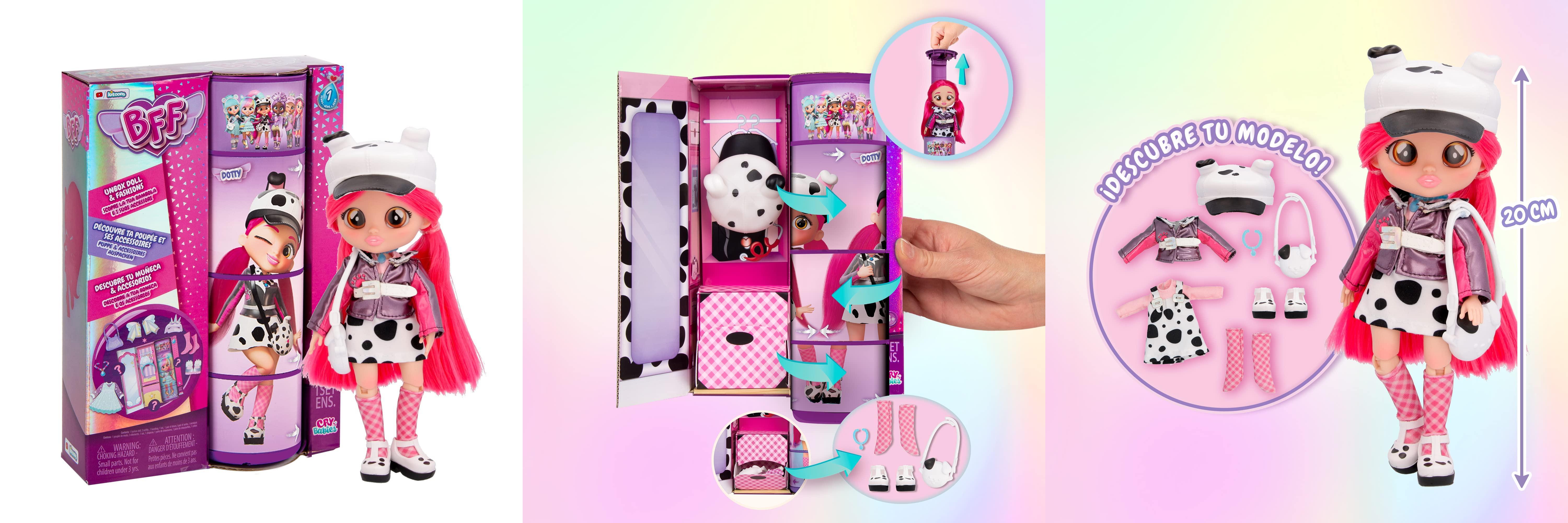 Featured image of post BFF BY BEBÉS LLORONES Bebés Llorones Dotty | ¡Descubre la muñeca fashion con pelo largo y accesorios! - Perfecto para niñas y niños +5 años