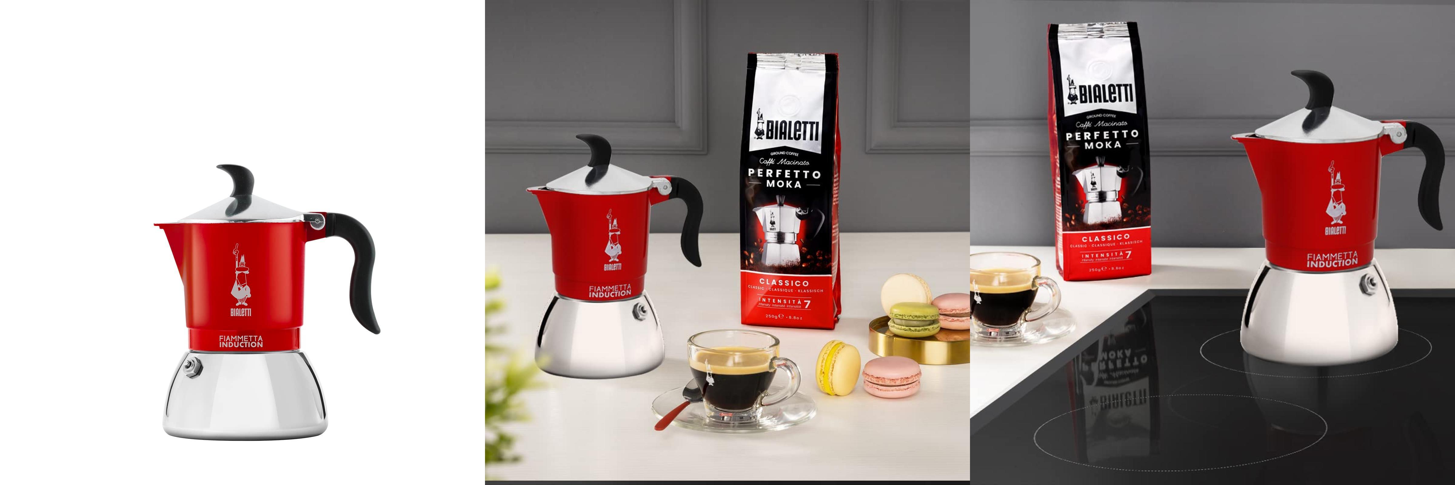 Featured image of post Descubre la Elegante Cafetera de Inducción Bialetti Fiammetta en Rojo: ¡Un Toque de Color para tu Cocina!