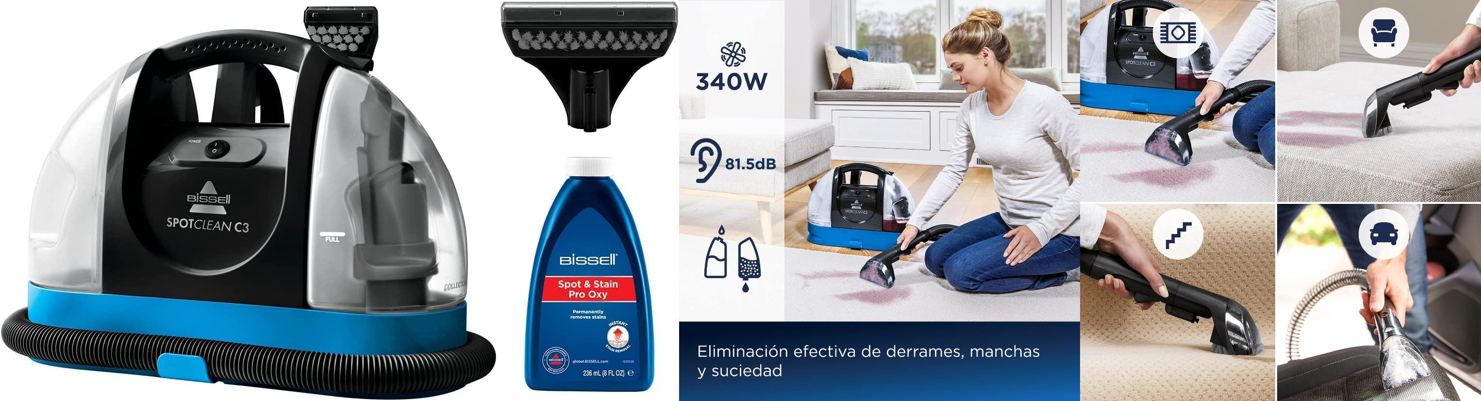 Reseña: BISSELL SpotClean C3 - La Solución Portátil para Alfombras Impecables