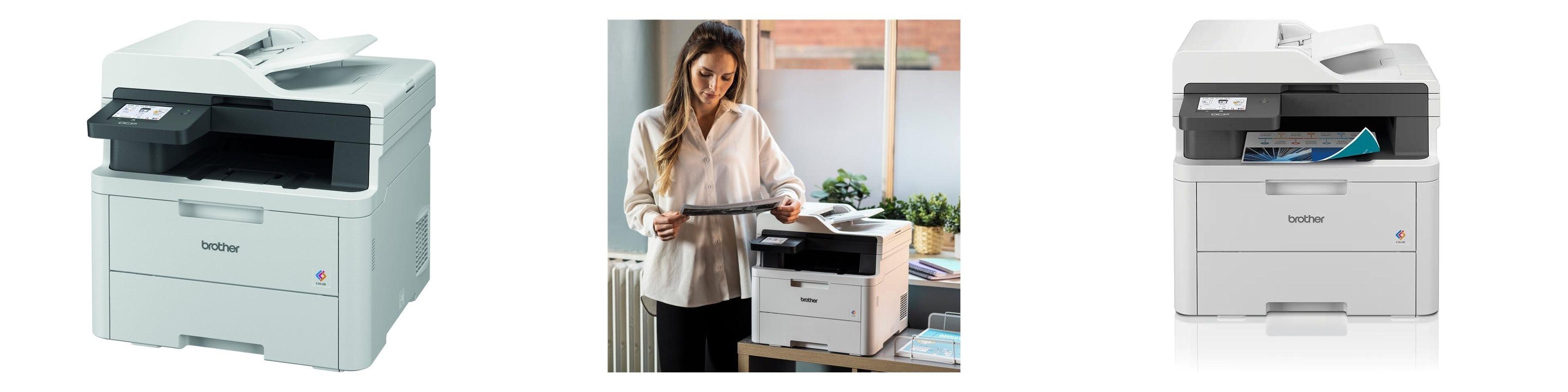 Descubre todas las ventajas de la Brother DCPL3560CDW, la impresora láser LED color con WiFi y alimentador de documentos de 50 hojas