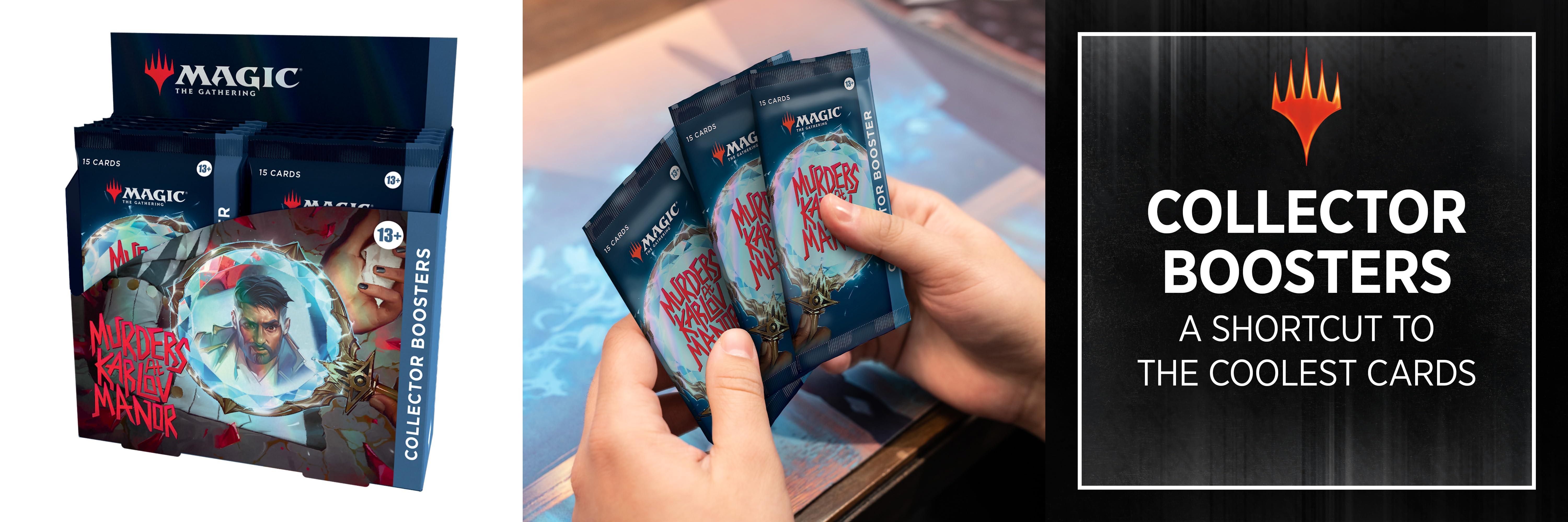 Featured image of post Descubre la emoción de Asesinatos en la Mansión Karlov con nuestra caja de sobres de coleccionista - ¡12 sobres y 180 cartas de Magic!