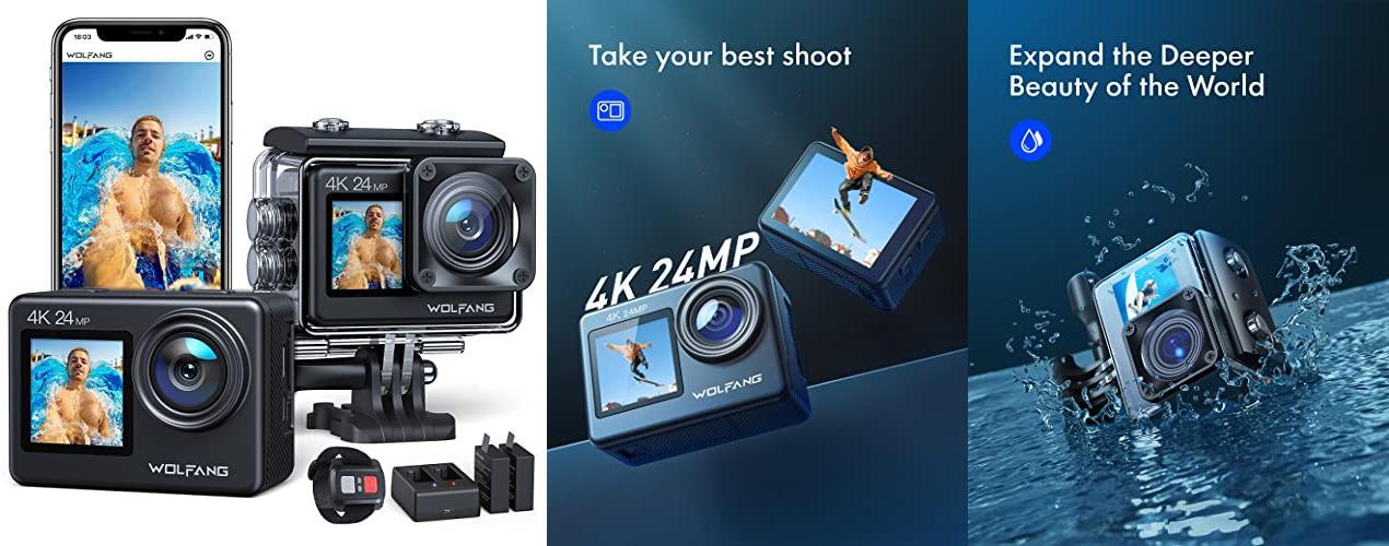 Featured image of post WOLFANG Cámara Deportiva GA200 4K: Explora el Mundo Subacuático en Alta Definición