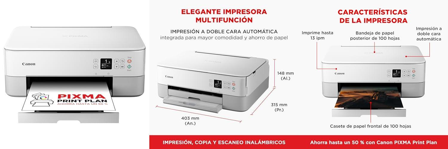 Featured image of post Canon PIXMA TS5351i: Impresora multifunción 3 en 1 con conectividad inalámbrica y alta calidad de impresión