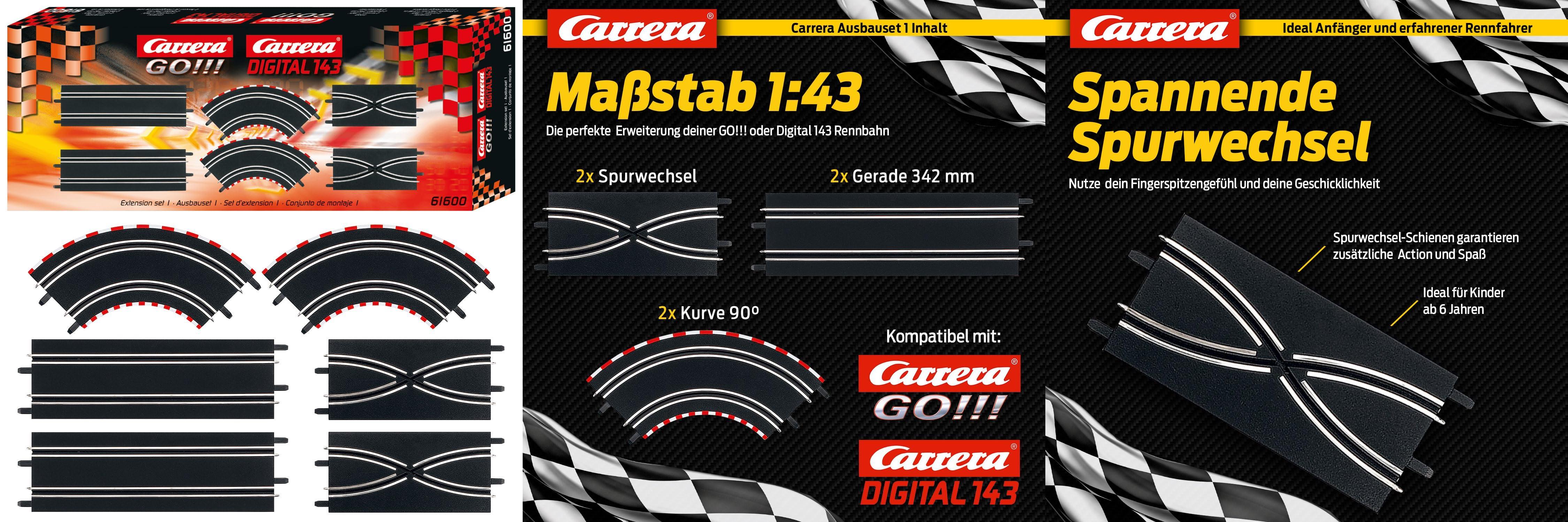 Descubre la diversión con el Carrera 20061600 Set de extensión 1: ¡Amplía tus pistas y disfruta al máximo!