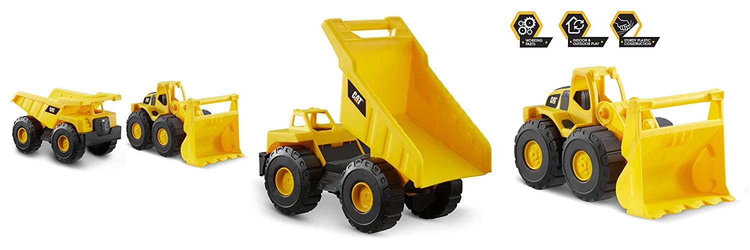 Descubre la Diversión Infinita con el CatToysOfficial Camión Volquete y Pala Cargadora