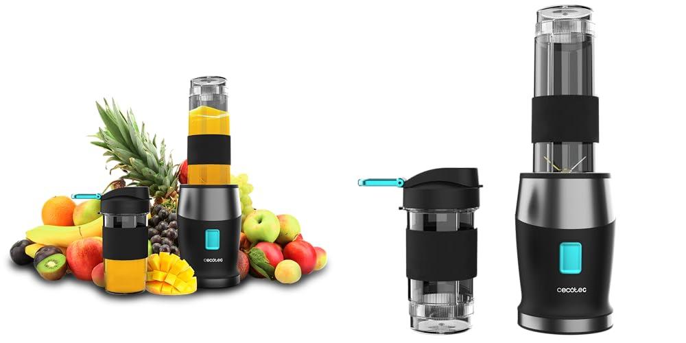 Descubre la Cecotec Batidora De Vaso Portátil Smoothies Power Titanium 900 ProGo: ¡Mezcla tus smoothies en cualquier lugar!
