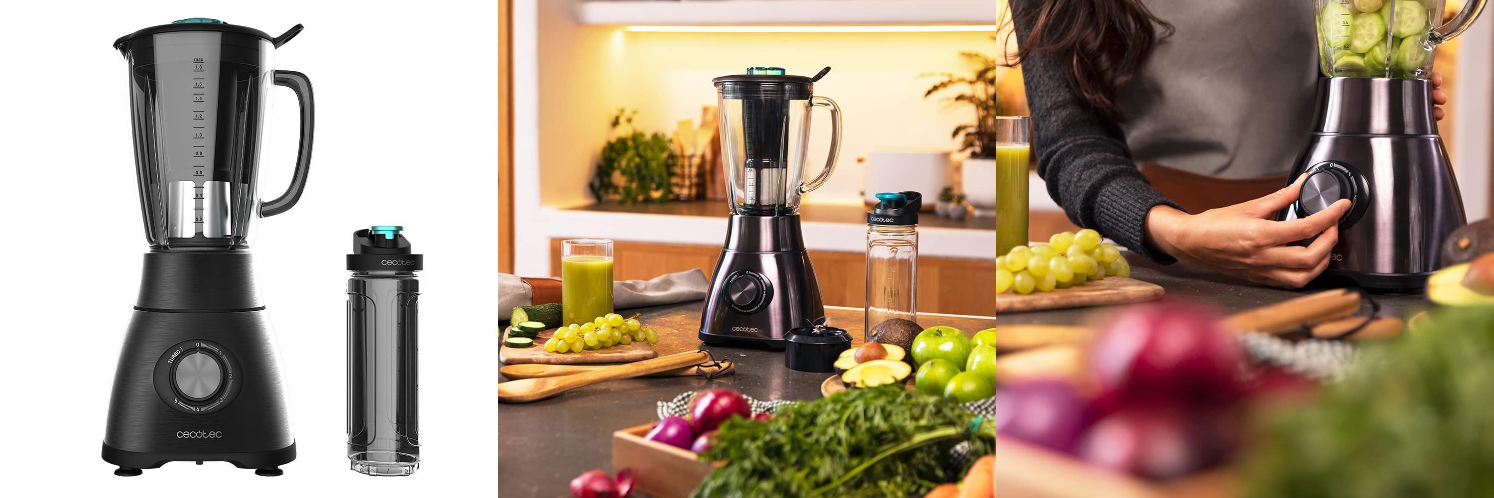 Featured image of post Descubre la potencia de la Cecotec Batidora de Vaso Power Black Titanium 2500MAX