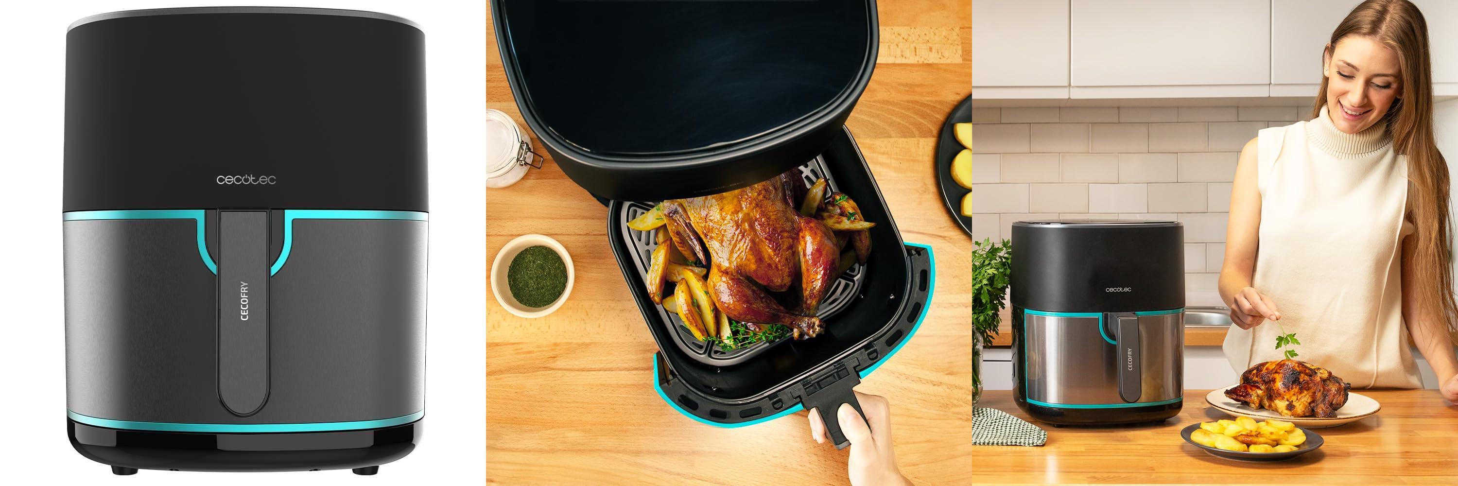 Cecotec Freidora de Aire sin Aceite Cecofry Fantastik Inox 6500: La Mejor Opción para Cocinar Saludablemente