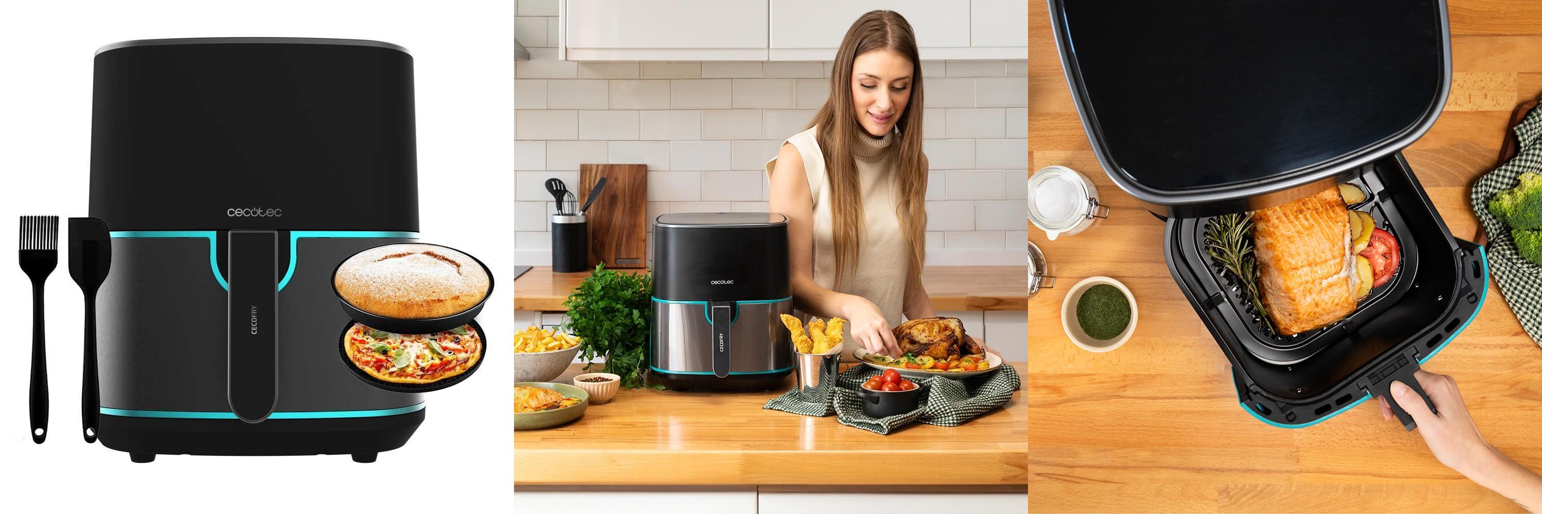 Descubre la Cecotec Freidora de Aire sin Aceite Cecofry Fantastik Inox 5500: ¡Cocina Saludable y Deliciosa!