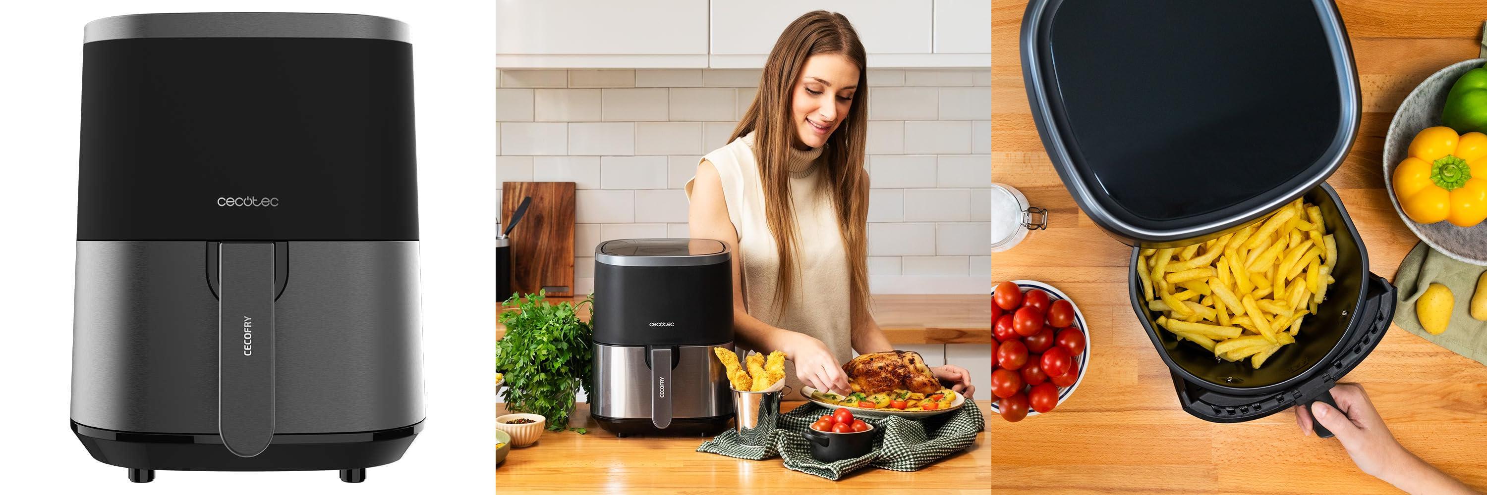 Descubre la Cecotec Freidora de Aire sin Aceite Cecofry Fantastik Inox 4000: ¡Cocina saludable y deliciosa!