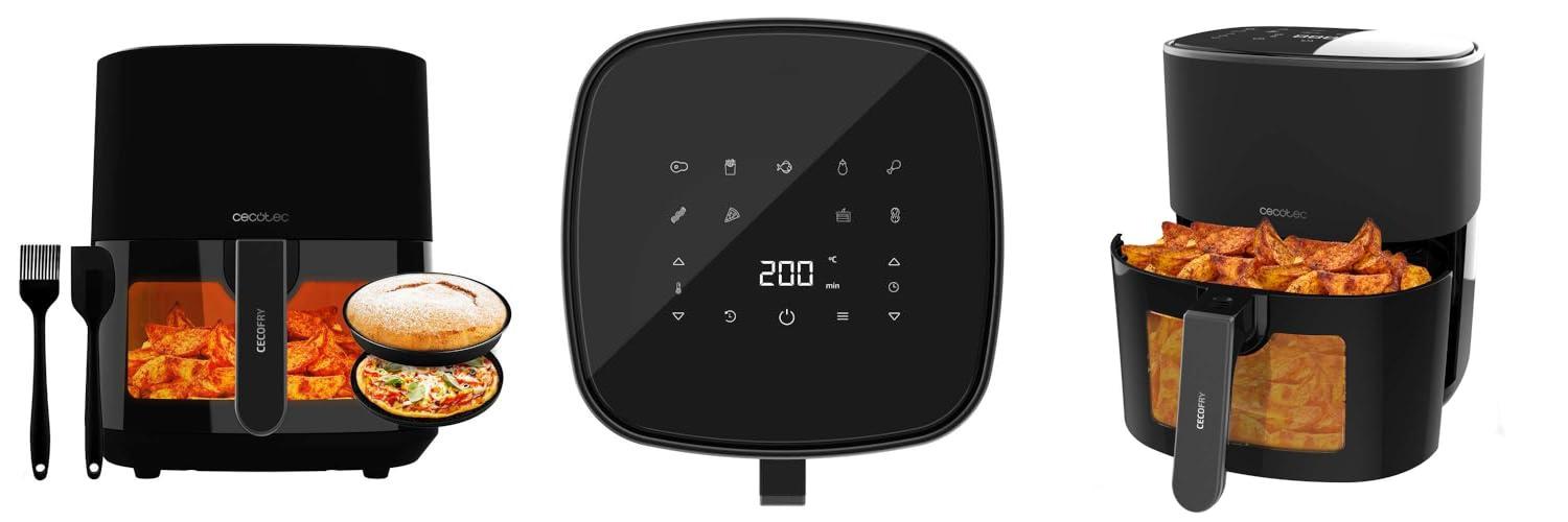 Descubre la Cecotec Freidora de Aire sin Aceite de 6'5L Cecofry Fantastik Window 6500 y disfruta de una cocina saludable en casa