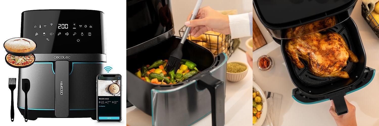 Featured image of post Cecotec Freidora sin Aceite Inteligente 5,5 L: La Revolución en Cocina Saludable