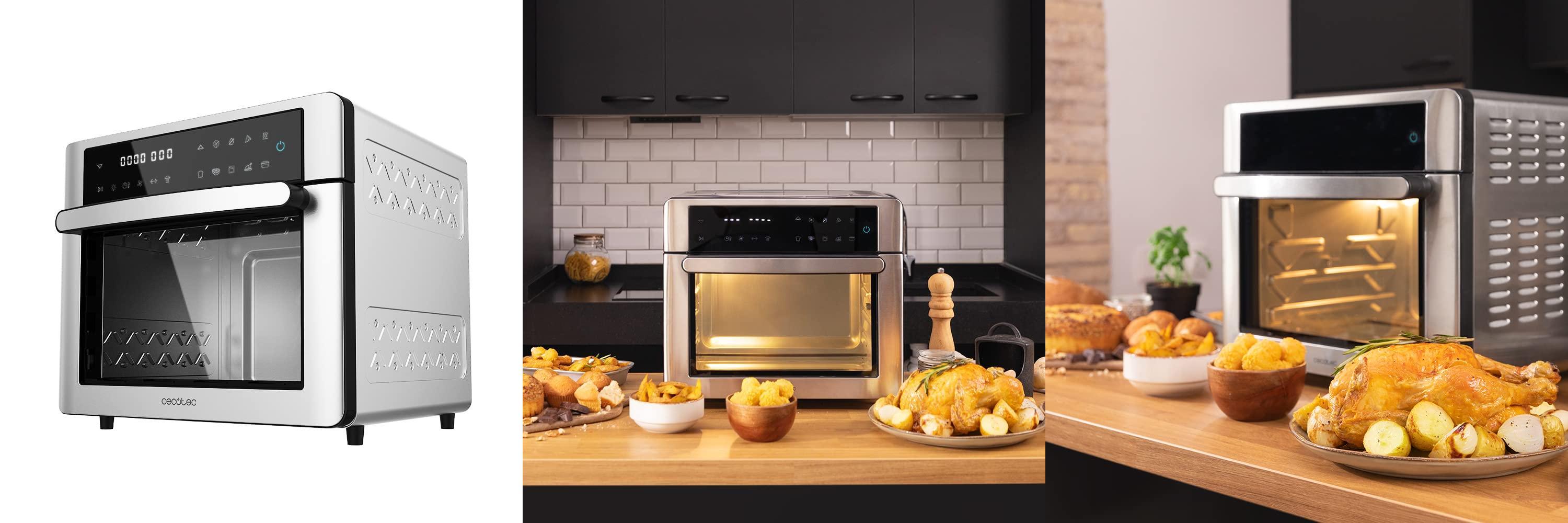 Featured image of post Descubre el Cecotec Horno Freidora de Aire Caliente Bake&Fry 3000 Touch Steel: la combinación perfecta de versatilidad y potencia en un electrodoméstico de cocina