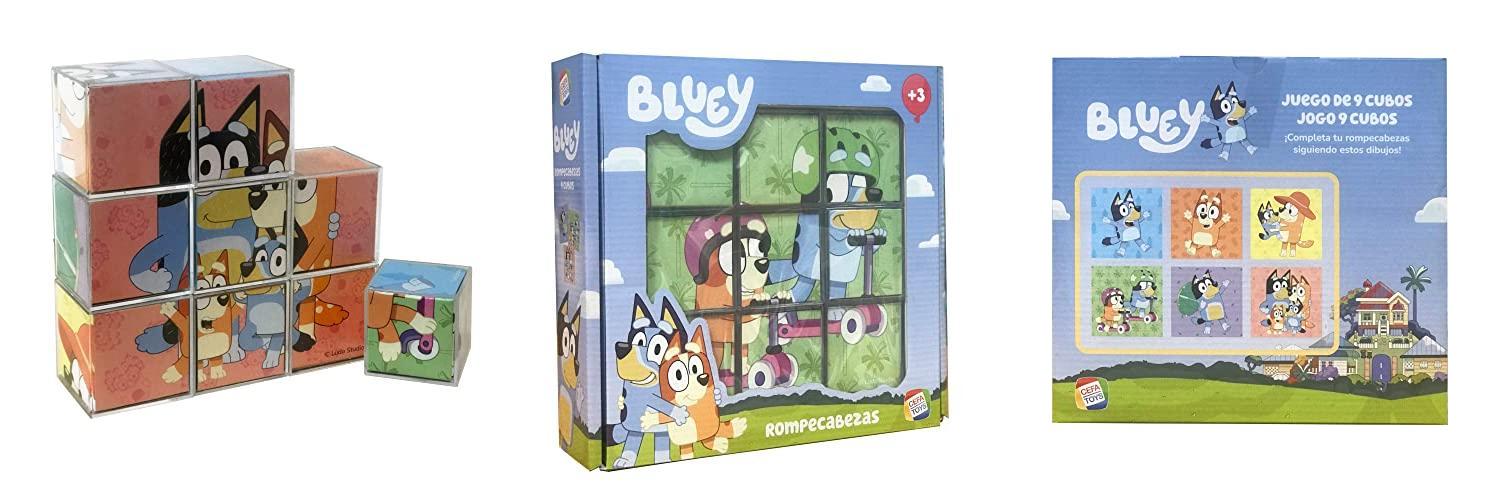 Descubre la diversión educativa con el Rompecabezas 9 Cubos Bluey de Cefa Toys España