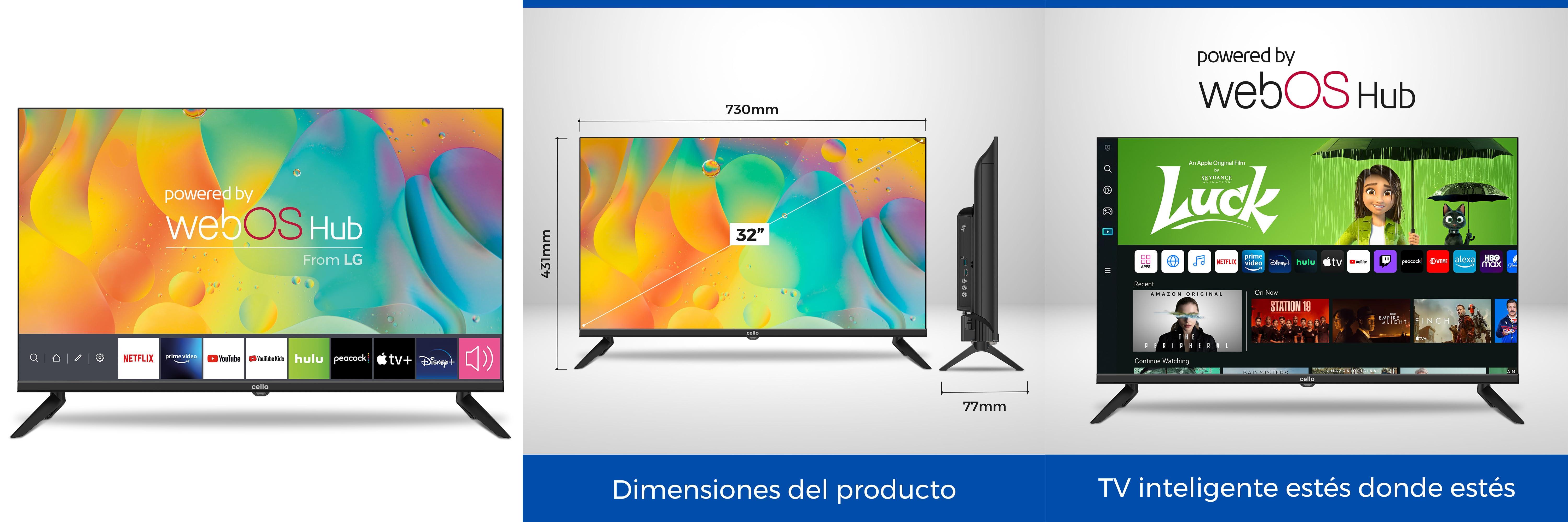 Featured image of post Descubre el entretenimiento con Cello 32 Smart TV LG WebOS HD Ready Triple Sintonizador - ¡Todo en uno!
