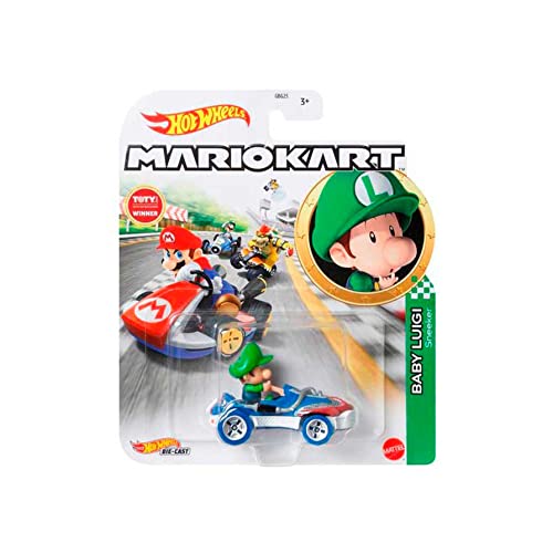 Descubre la emoción de las carreras con el Coche Hot Wheels Mario Kart Mod Surtidos Escala 1:64