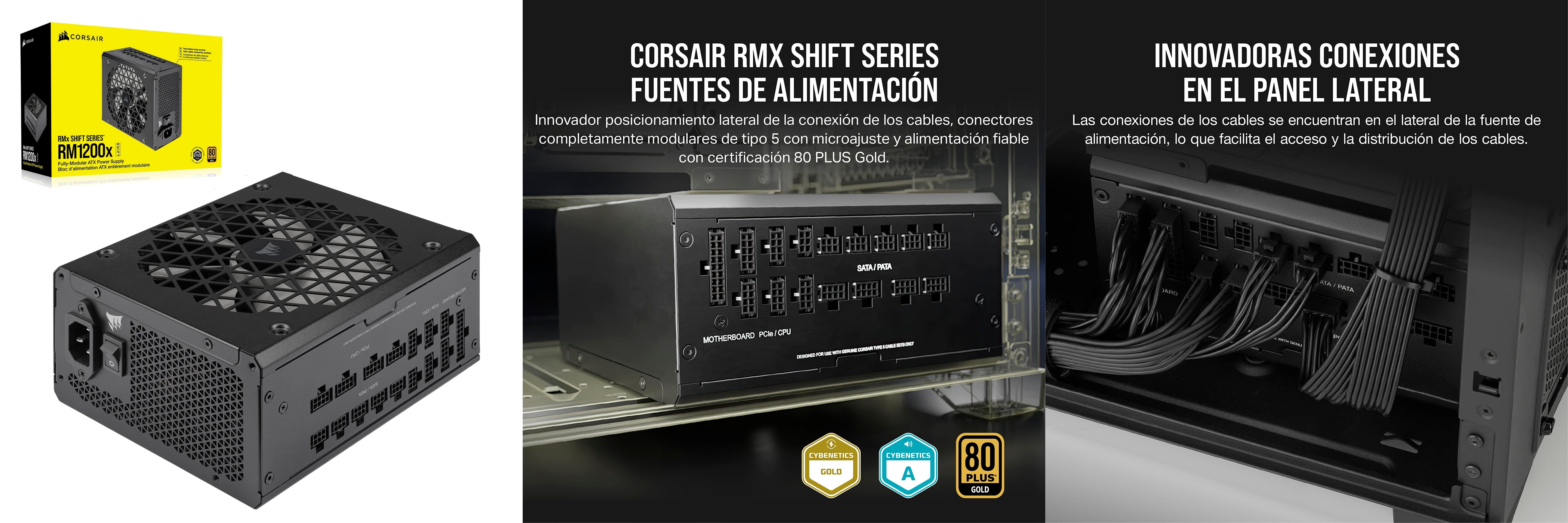 Descubre la Fuente de Alimentación Corsair RM1200x SHIFT: Eficiencia y Modularidad en un Solo Producto