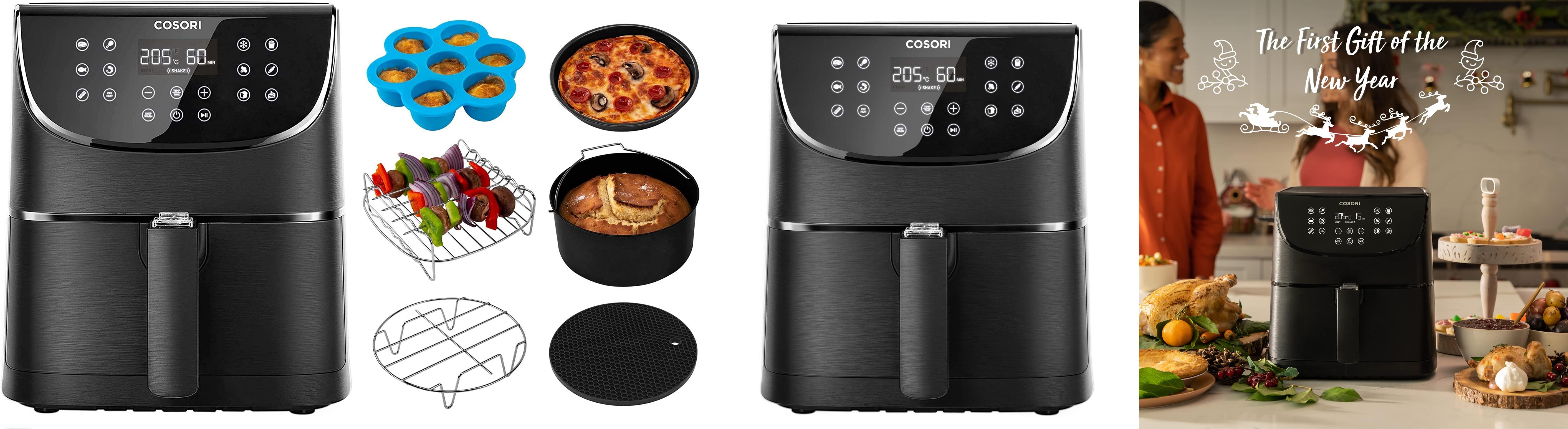 Featured image of post COSORI Freidora sin Aceite 5.5 L + Accesorio para freidora de Aire: La opción perfecta para freír sin grasa en tu hogar
