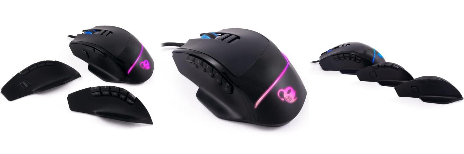 Descubre el Deep Gaming ProSwap: Ratón Modular USB con Paneles Intercambiables para Gamers