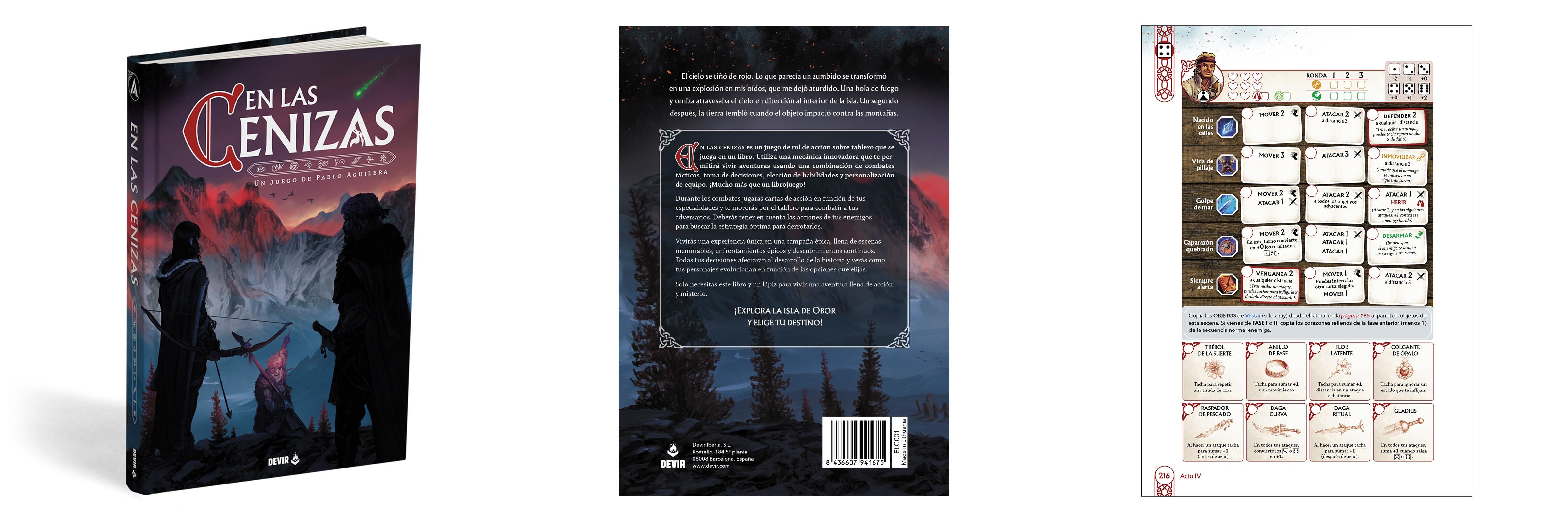 Descubre la emoción de En Las Cenizas: juego de rol y tablero en un libro