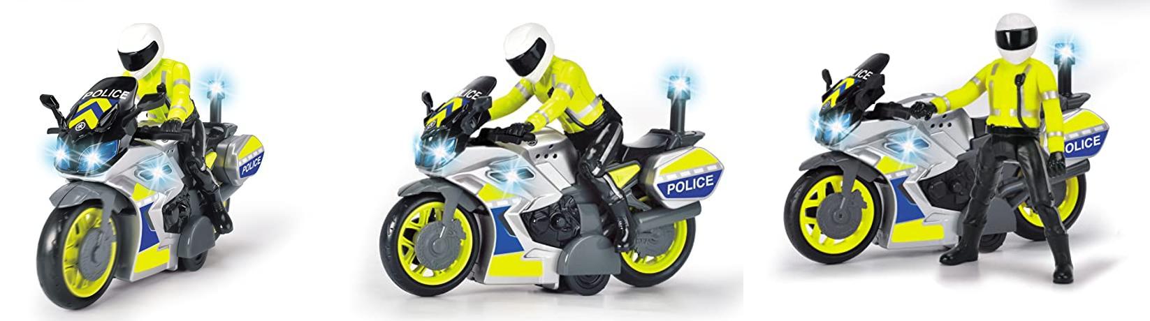 Descubre la Yamaha Motocicleta de Policía Dickie Toys: diversión y aventura para niños a partir de 3 años