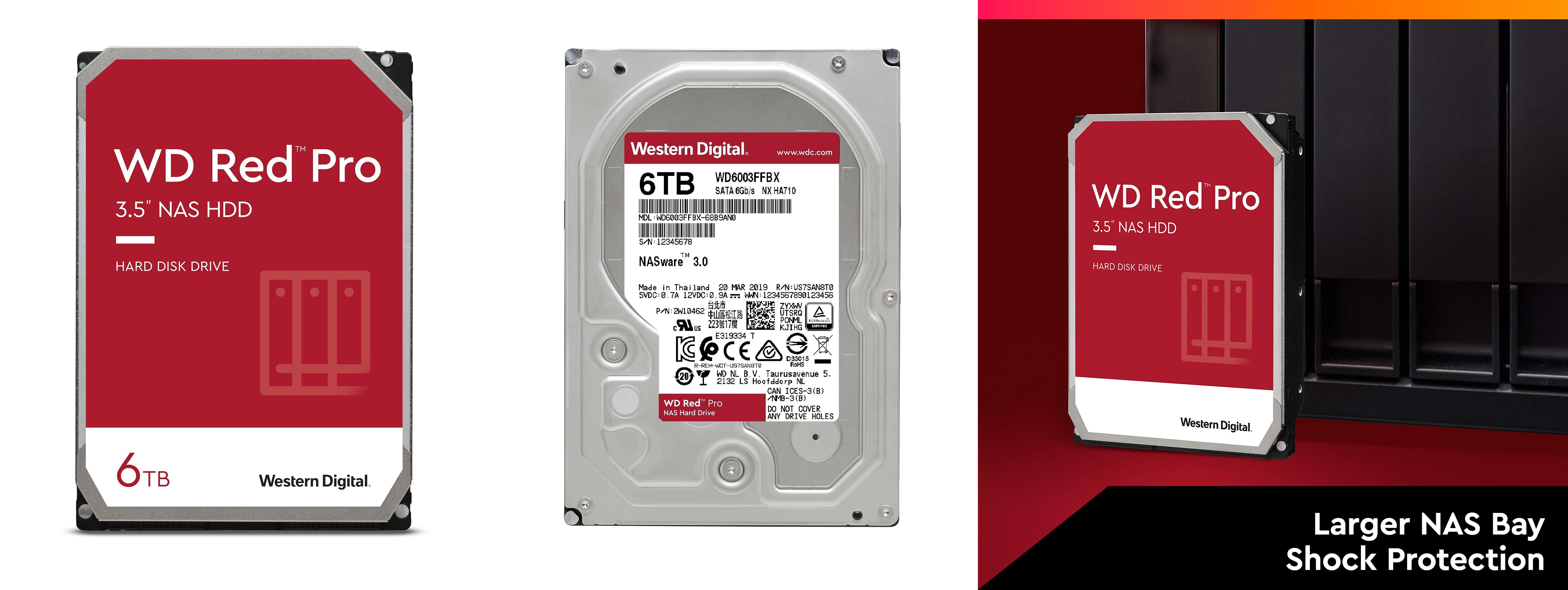 Descubre el Potente Western Digital WD Rojo Pro 6TB para Almacenamiento en Red