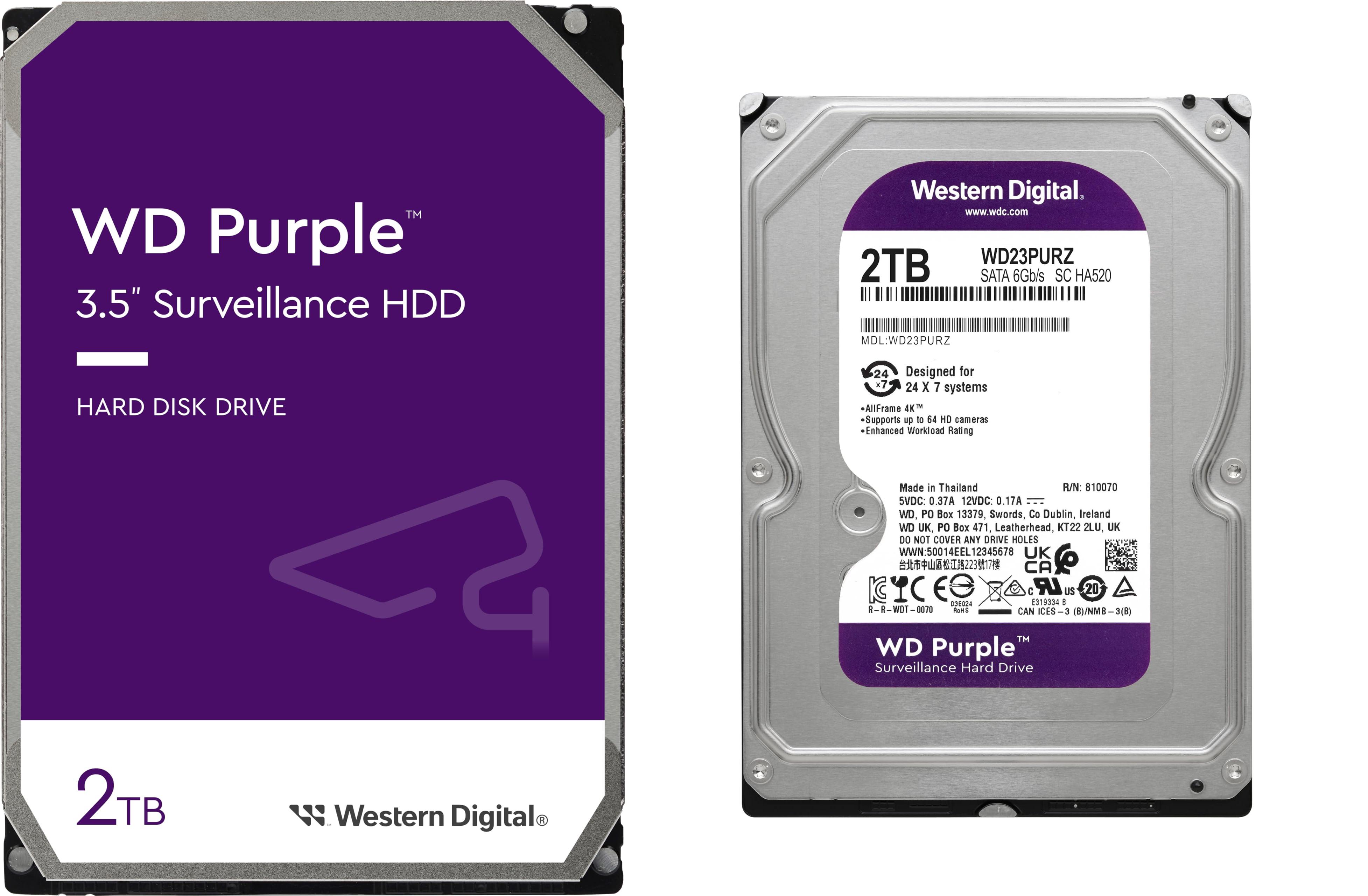 Featured image of post Análisis del Disco Duro Interno 3.5 WD Purple 2TB para Videovigilancia con AllFrame Technology