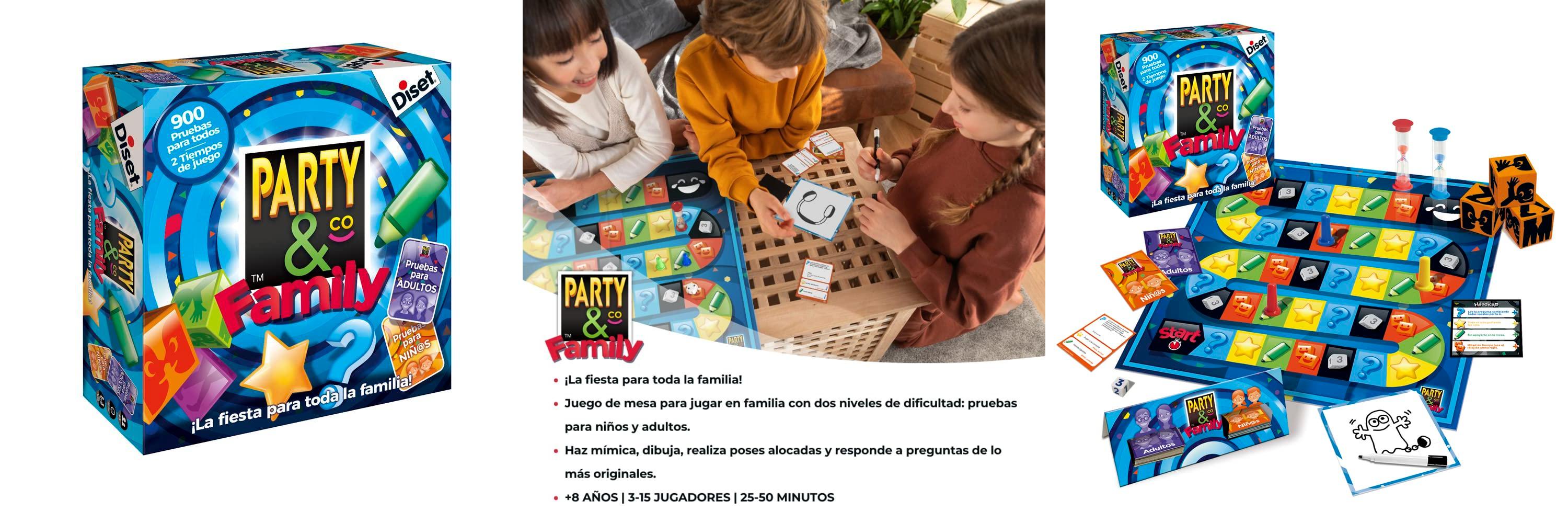 Featured image of post Descubre la diversión en familia con Diset - Party & Co Family, el juego de mesa multiprueba para todas las edades