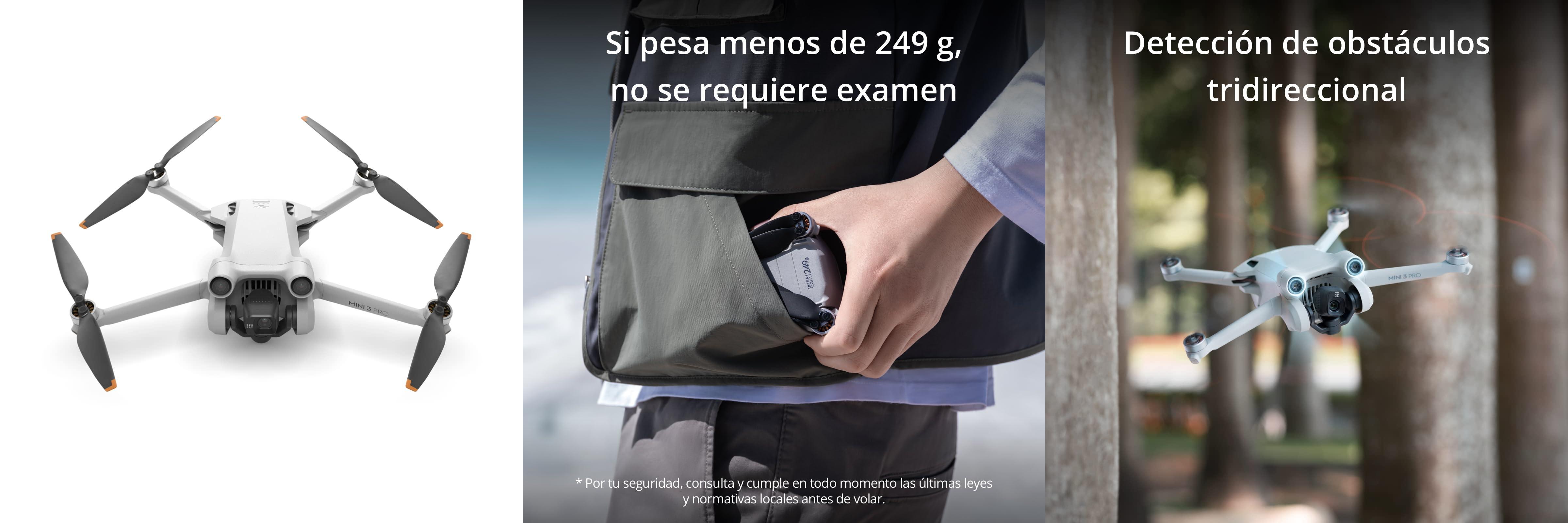 DJI Mini 3 Pro: Dron ligero y plegable con vídeo 4K/60 fps y fotos de 48 MP