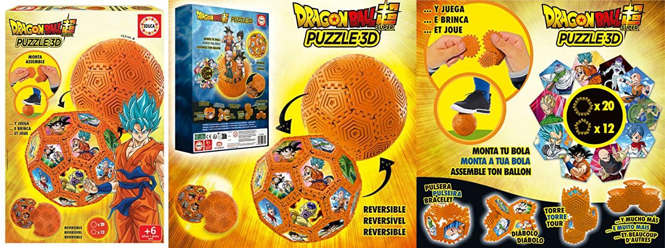 Descubre la Diversión Infinita con el Puzzle 3D Balón Dragon Ball - ¡Juega y Monta de Formas Sorprendentes!