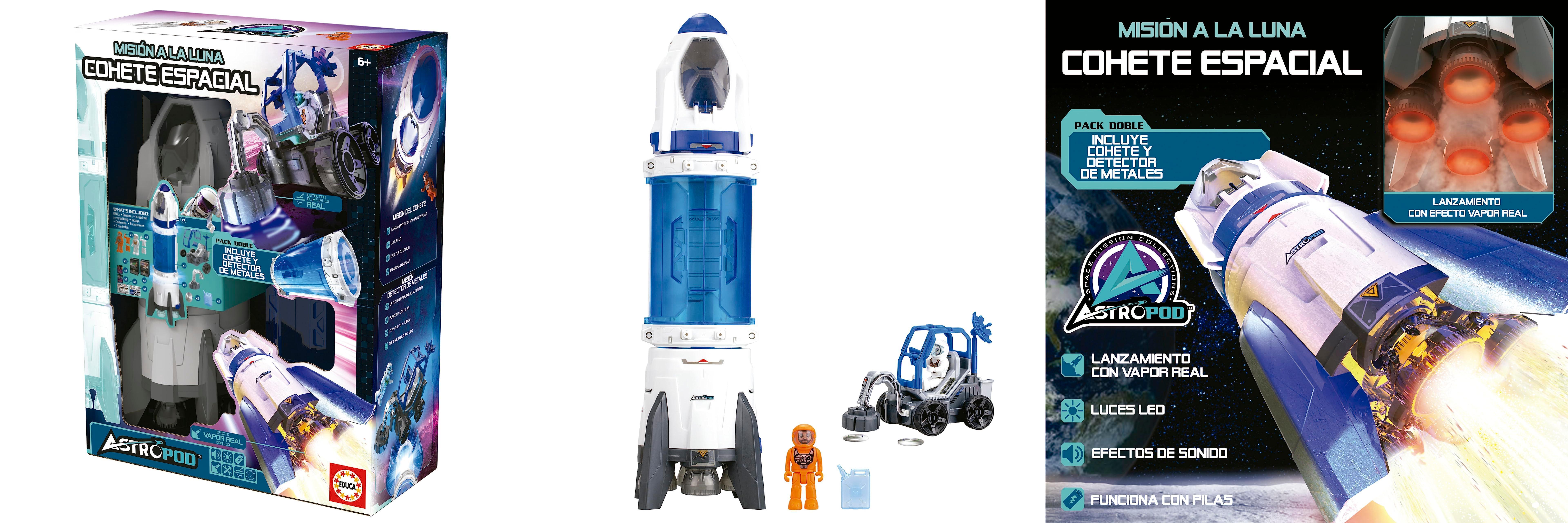 Descubre la emocionante aventura espacial con el Educa Misión a la Luna - Cohete Espacial ¡Construye, juega y explora!