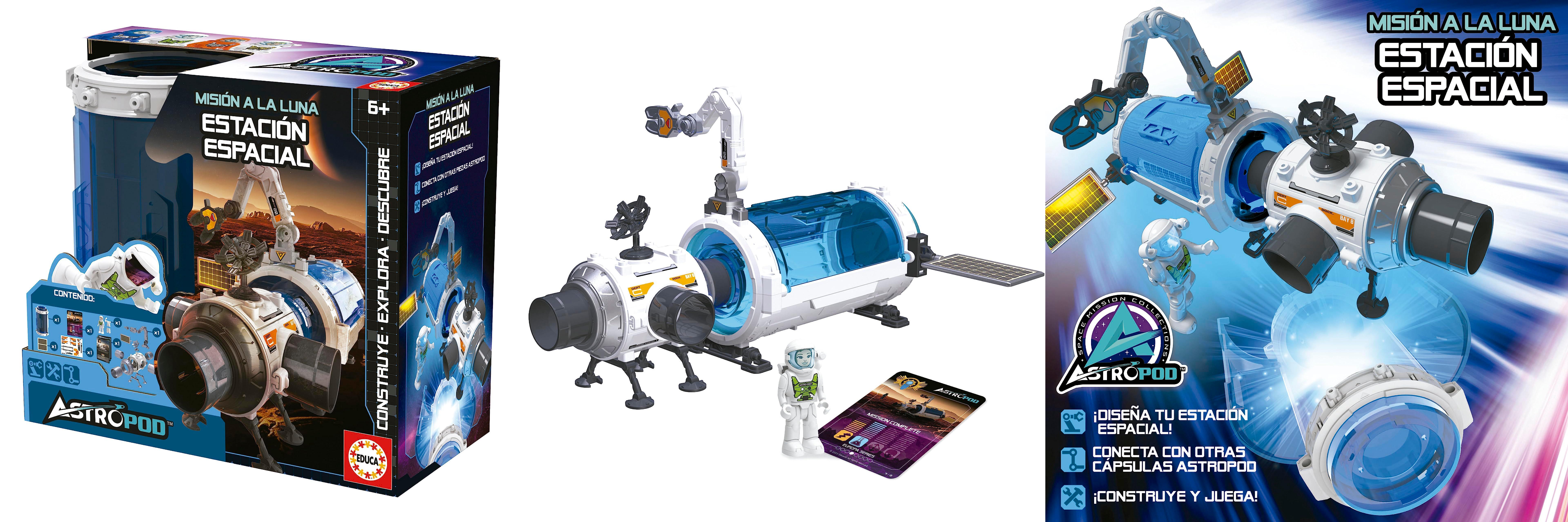 Educa Misión a la Luna: Construye tu Estación Espacial - Una Aventura Educativa para Niños de 6 años