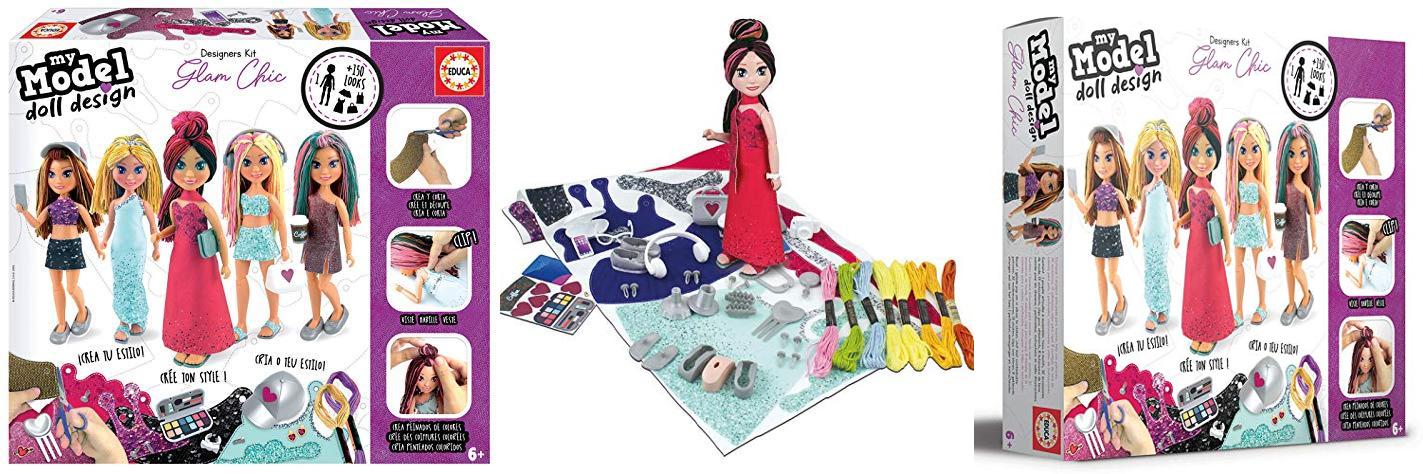 Featured image of post Descubre la Magia de la Creatividad con Educa My Model Doll Design Glam-Chic: La Muñeca Articulada que te Permite Crear más de 150 Looks Únicos