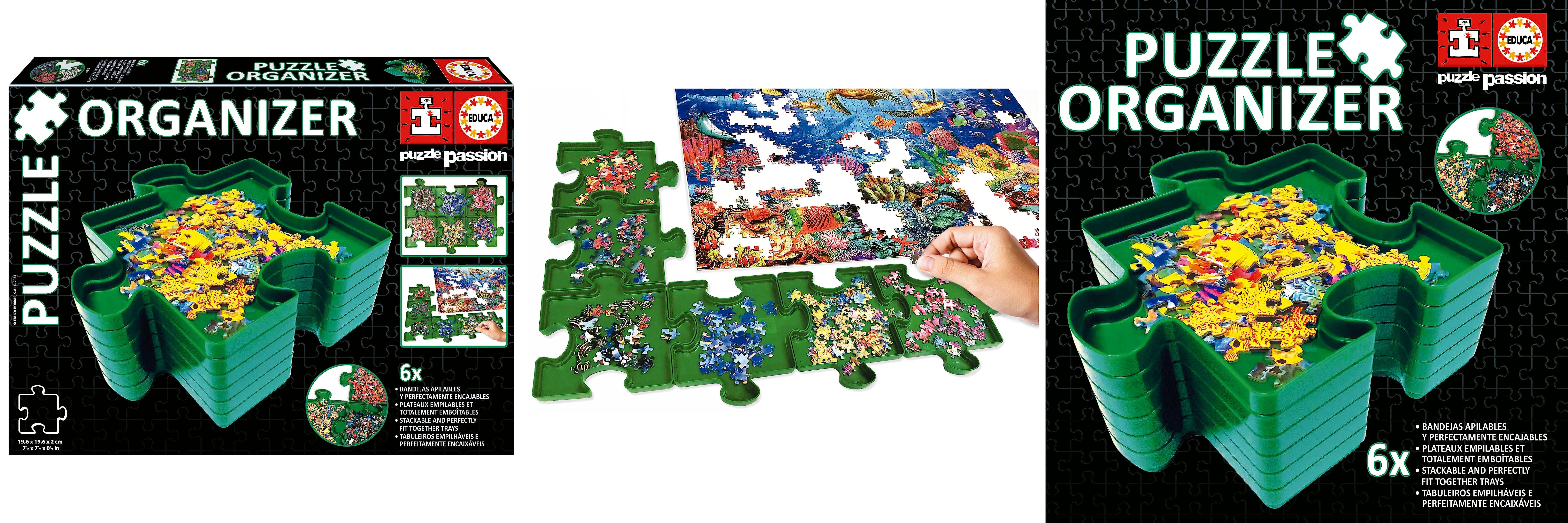 Organiza tus puzzles con Educa - Puzzle Organizer | Accesorio de Clasificación de Piezas