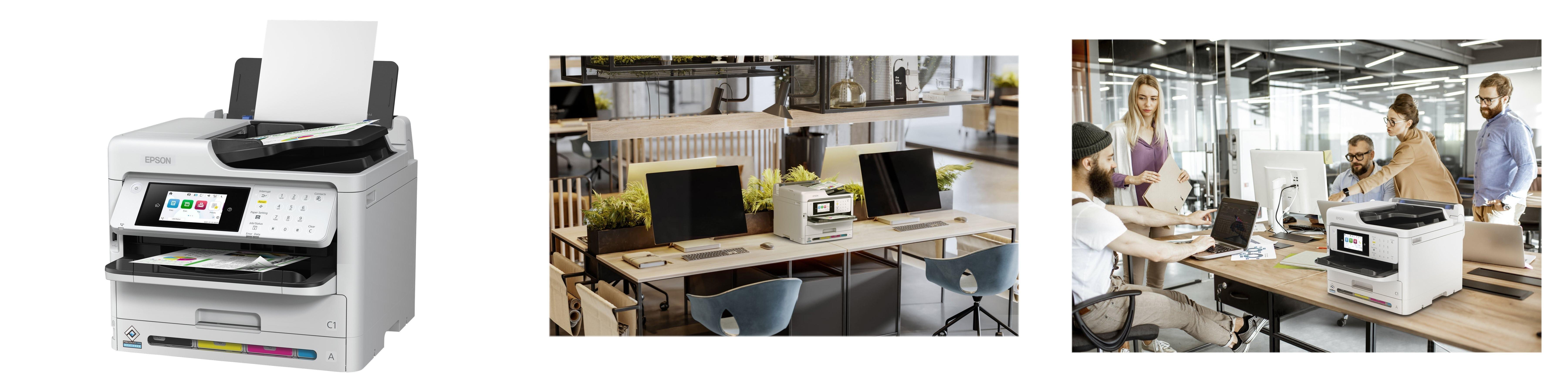 Epson Workforce Pro WF-C5890DWF: Impresora Multifunción 4en1 para Productividad y Eficiencia