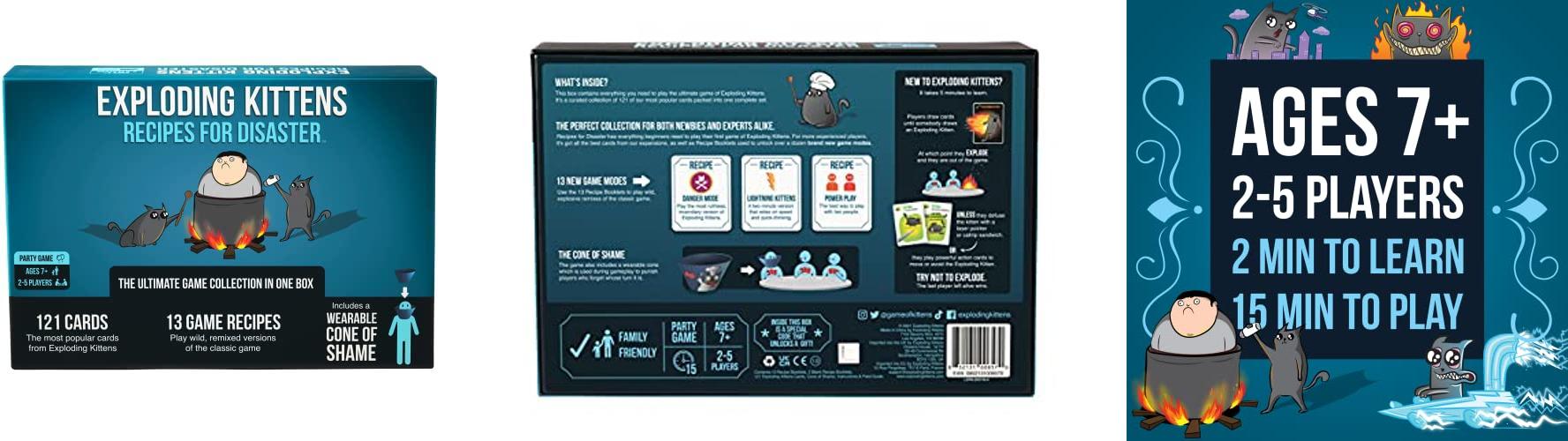 Featured image of post Descubre la diversión en familia con el juego de mesa Exploding Kittens Recipes for Disaster Deluxe