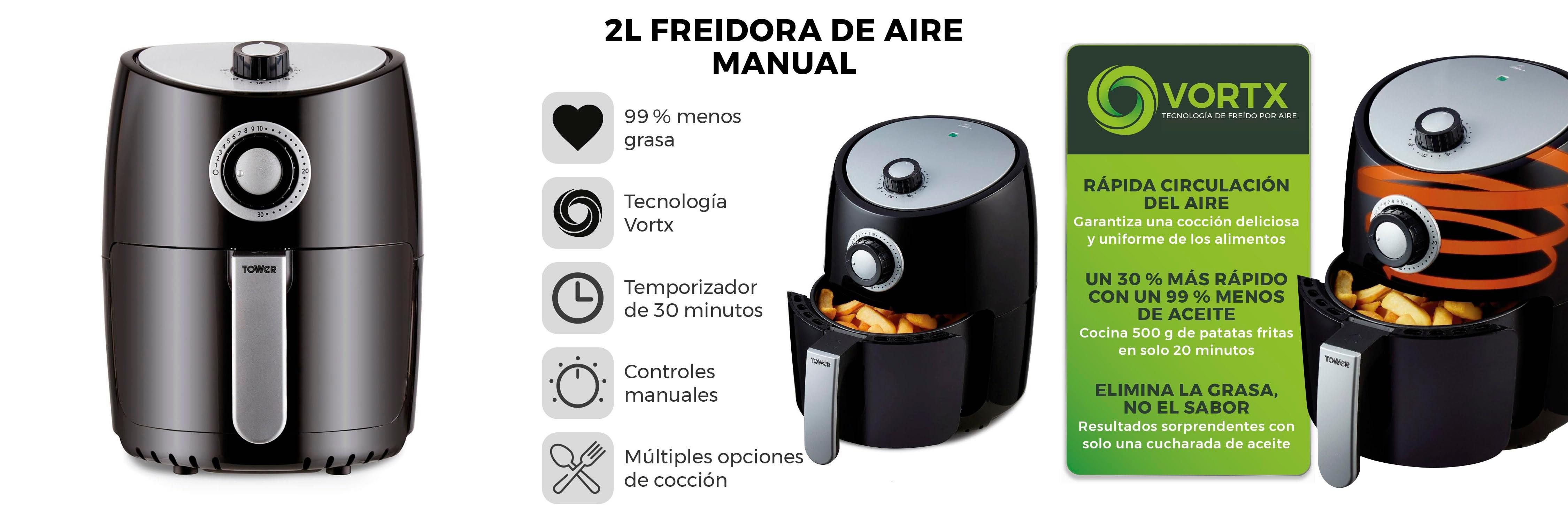 Featured image of post Todo sobre la Freidora de Aire Tower T17023: Características y Garantía de 3 Años