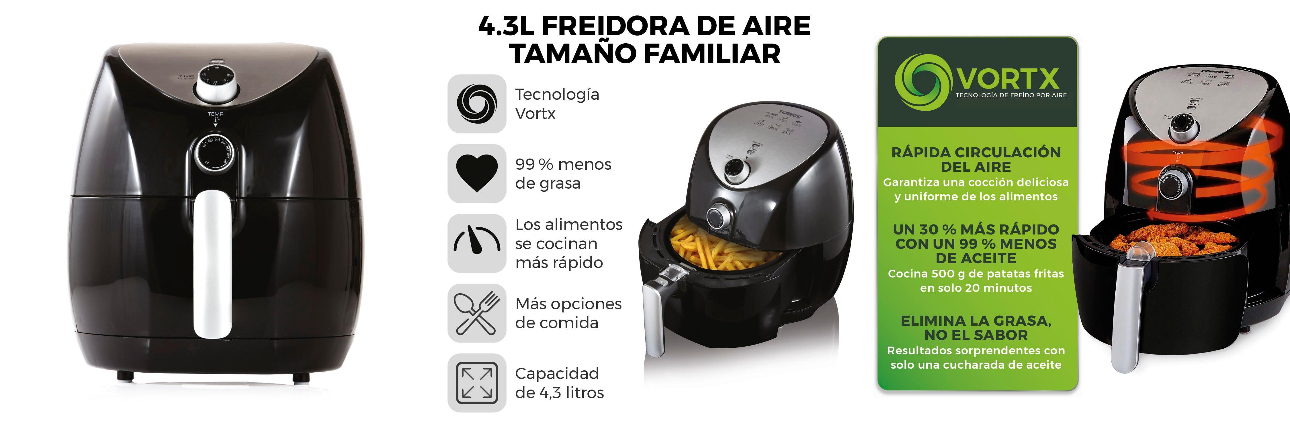Descubre la revolucionaria freidora de aire Tower T17021 para tu familia