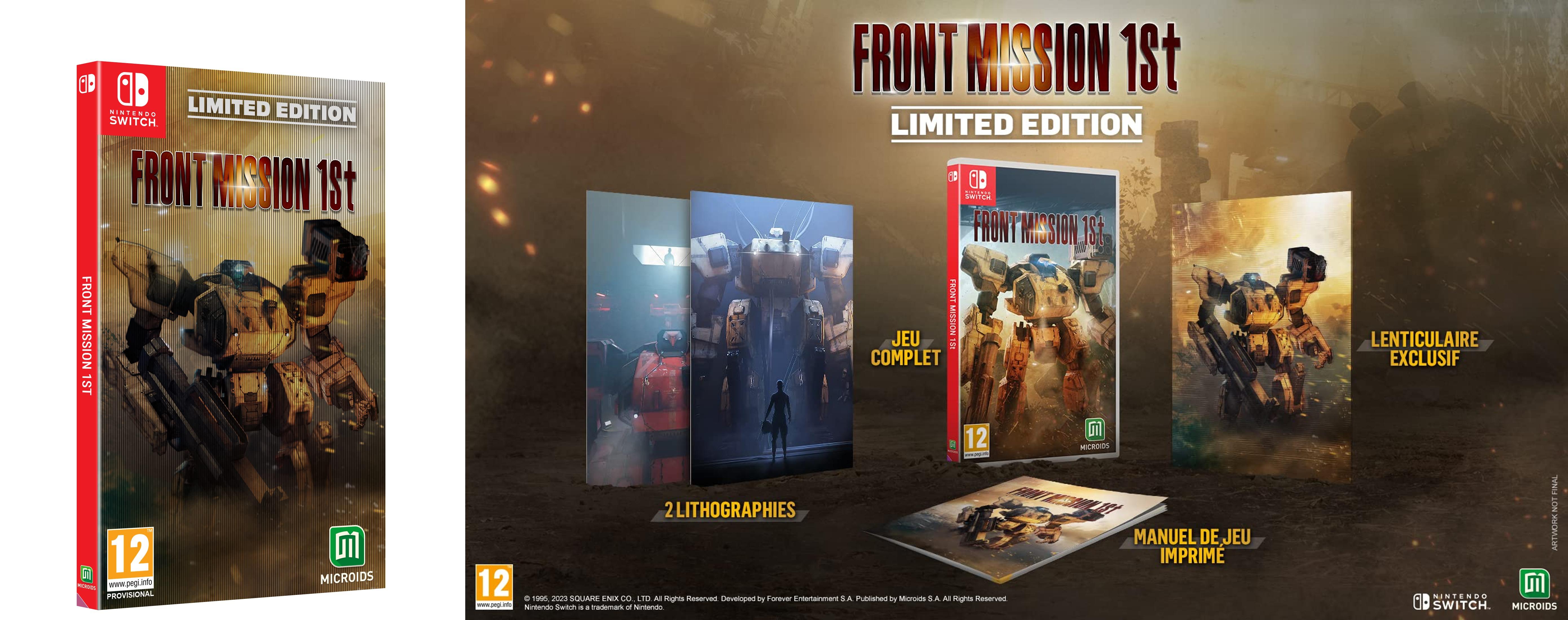 Descubre el emocionante mundo de Wanzers en Front Mission 1st Remake Limited Edition para Nintendo Switch