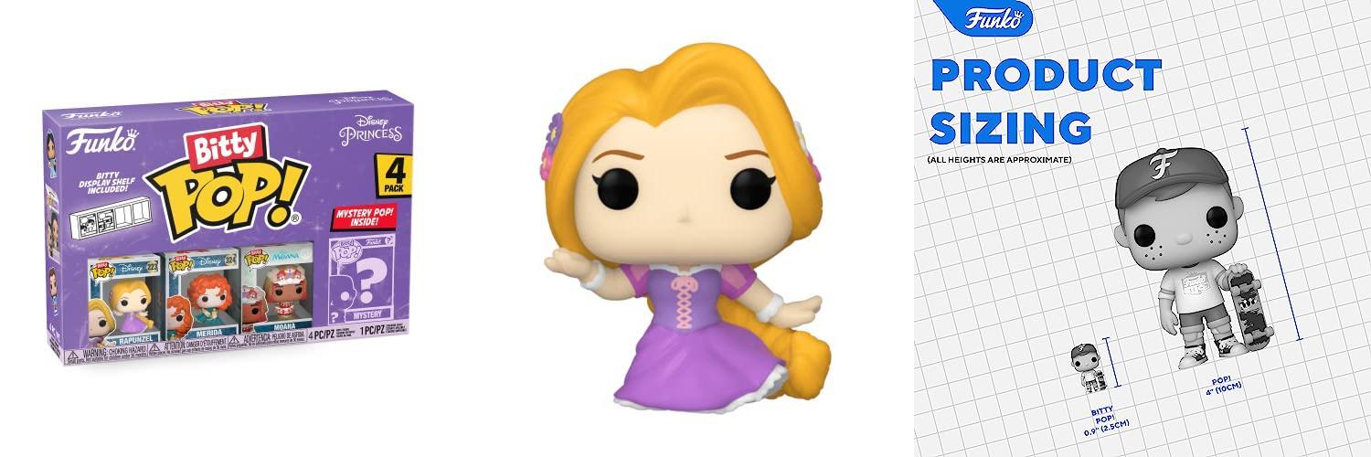 Featured image of post Descubre la Magia de Funko Bitty POP! Disney Princesa - Rapunzel 4 Paquete con Figura Sorpresa