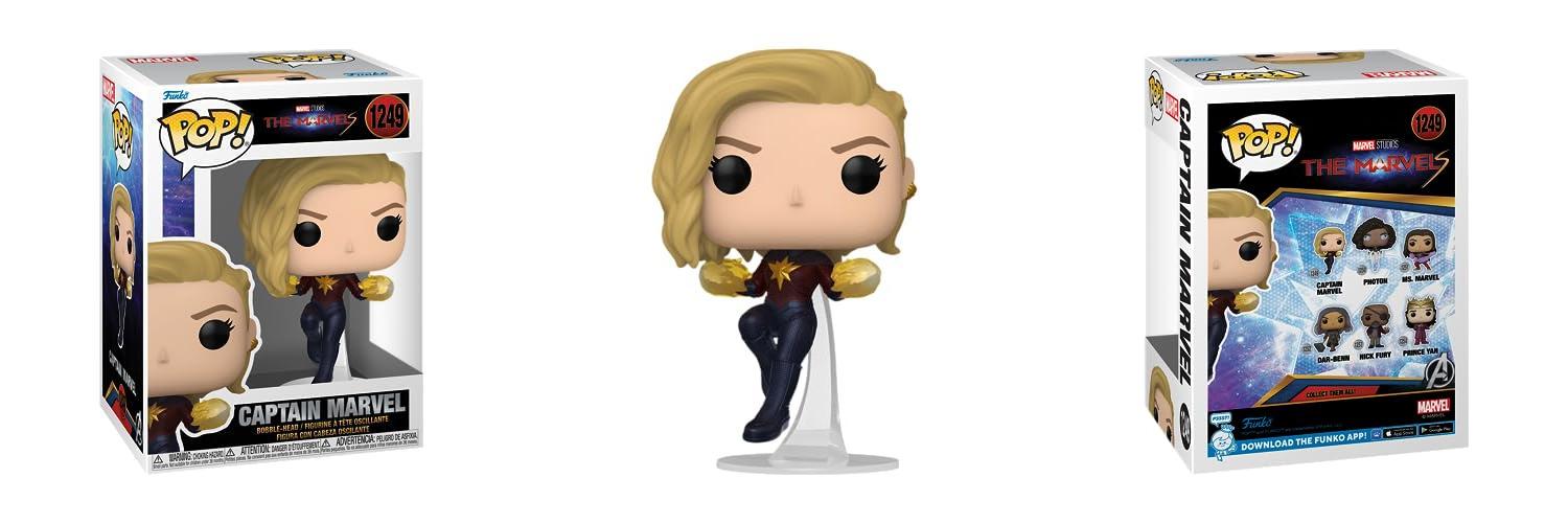 Funko POP! Vinilo: Capitana Marvel - Figura de Vinilo Coleccionable - ¡Ideal para coleccionistas y fans!