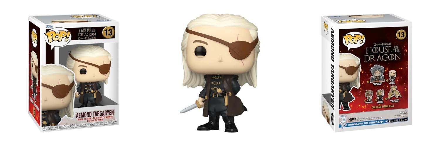 Funko Pop! TV: House of The Dragon - Aemond Targaryen Chase Variant Figura de Vinilo Coleccionable - ¡Ideal para Fans de la TV!